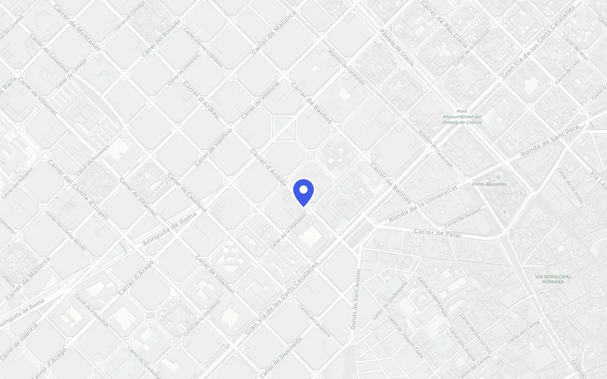 Mapa de la ubicación de Barcelona Penal en Barcelona